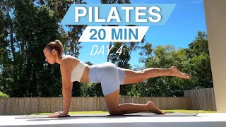 20 MIN HOURGLASS PILATES WORKOUT  7 Day Challenge  Day 4 [upl. by Salkcin770]