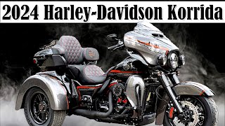 NEW DESIGN 2024 Harley Davidson Korrida  a ThreeWheeler Limo With No Roof [upl. by Ardnuasak]