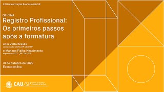 Valorização Profissional  Registro Profissional Os primeiros passos após a formatura [upl. by Niel779]