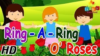 Ringa Ringa Roses  Nursery Rhymes  Play School Songs  Easy To Learn [upl. by Moulden]