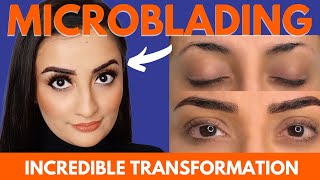 The BEST MICROBLADINGMICROSHADING COMBO TECHNIQUE for FULLER Eyebrows  Step by Step Process [upl. by Yerag]