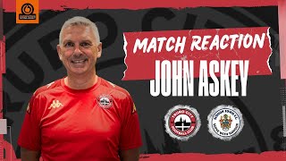 John Askey Match Reaction Slough Town a 202425 [upl. by Notsniw]