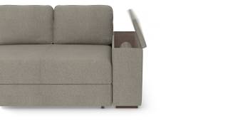 Compact Sofa Bed  Three Arm Sizes [upl. by Aronid571]