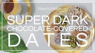 Ep 2 Part 1 Lets Co Chocolat Cooking Show Super Dark Chocolate Covered Dates [upl. by Alanson]