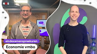 Examenspreekuur economie vmbo met docenten Jeroen en René van de Ecoshow [upl. by Ayvid]