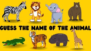 Guess The name of The Animal in 3 Seconds Animal emoji Fun Learning Video [upl. by Atinot]