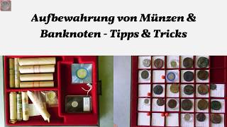 Aufbewahrung von Münzen und Banknoten  Tipps amp Tricks [upl. by Hayn]