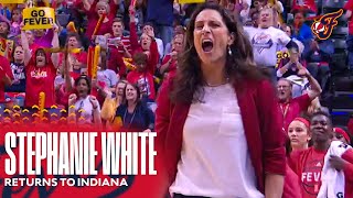 Indiana Fever Welcomes Back Stephanie White as Head Coach [upl. by Hsekin]