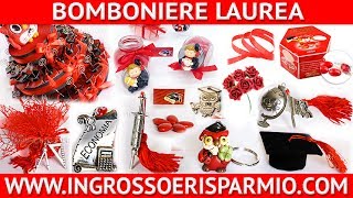 Bomboniere Laurea Online  IngrossoeRisparmiocom [upl. by Cinamod]