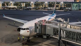 TRIP REPORT  Oman Air  Airbus A330200  Munich  Muscat MUCMCT  Economy Class [upl. by Sellihca]