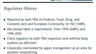 How to Meet FDA QSR and ISO 13485 Requirements in a Cost Effective Manner [upl. by Adnilemre]