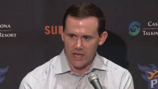 Suns GM Ryan McDonough talks No 34 draft pick Tyler Ulis [upl. by Eadie]