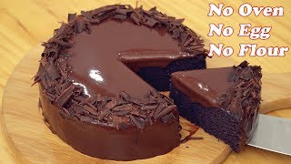 No Oven Chocolate Cake Only 3 Ingredients [upl. by Droc]