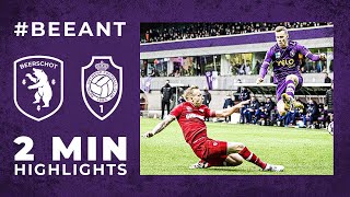 K BEERSCHOT VA  HIGHLIGHTS  ANTWERP WINS DERBY [upl. by Sharlene276]