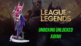 Figure Spotlight  Unboxing Unlocked Xayah League of Legends [upl. by Cynthla]