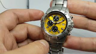 c2010 Festina Chronograph watch F161697 [upl. by Ayotas]