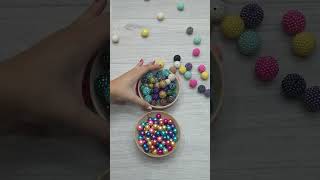 Pearl beads and Amazing beads Oddly Satisfying Vide satisfying satisfyingvideo war shorts short [upl. by Vander275]