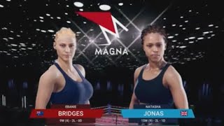 🥊EBONIE BRIDGES 🇦🇺 Vs Natasha Jonas 🇬🇧  Magna [upl. by Dnilasor995]