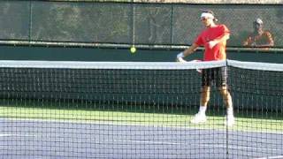 Roger Federer Practice 2008 Pacific Life Open [upl. by Shari]