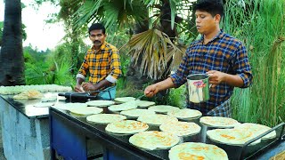 PAROTTA  How To Make Soft Layered Paratha  Kerala Paratta  Cooking in Village [upl. by Kipper]