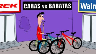 7 DIFERENCIAS ENTRE BICICLETAS DE MONTAÑA BARATAS vs CARAS🚲 SALUD CICLISTA [upl. by Nirahs]