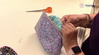 Threaders Bag Making  Kiss Clasp Clutch Bag [upl. by Sellma669]