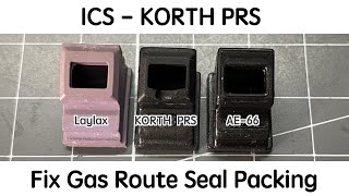 ICS  KORTH PRS  Fix Gas Route Seal Packing 彈匣出氣嘴維修分享 [upl. by Irved]