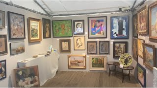 Salon des Antiquaires Foire SaintSulpice 2021 من بين اهم المعارض بباريس [upl. by Rimidalv]