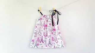 How to Sew a Pillowcase Dress easy tutorial w free pattern [upl. by Pedersen]