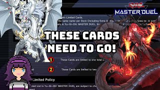 IF I WERE IN CHARGE OF THE MASTER DUEL BAN LIST [upl. by Naasar]