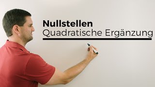 Nullstellen quadratische Gleichung lösenQuadratische Ergänzung Alternative  Mathe by Daniel Jung [upl. by Yalc]