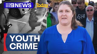 Queensland communitys youth crime fight  9 News Australia [upl. by Hnacogn246]