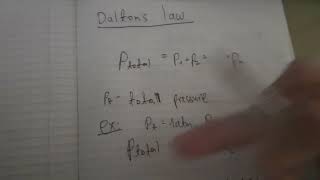 Physics and Diving medicine  Daltons law [upl. by Nigrom]