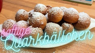 Saftige Quarkbällchen🥰 mit Zucker ganz einfach zu Hause nachbacken Rezept  Unserfamilienwissen 🥰 [upl. by Ellekcir308]