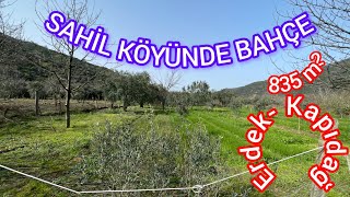 SAHİL KÖYÜNDE BAHÇE 835 M² KÖŞE PARSEL YOLA CEPHELİYETİŞKİN AĞAÇLAR ERDEK KAPIDAĞ YARIMADASI [upl. by Llij223]