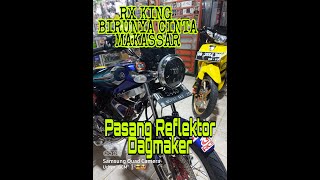 ❌❌ PASANG LAMPU DAYMAKER DI MOTOR RX KING ❌❌ [upl. by Kalbli]