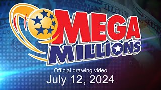 Mega Millions drawing for July 12 2024 [upl. by Ahens]