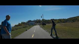 Nature Boreal ForestMountain Road Ebiking On a nice cool day 16C [upl. by Odnolor629]