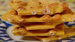 Peanut Brittle Recipe Demonstration  Joyofbakingcom [upl. by Eleik]