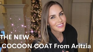 The New Cocoon Coat by Aritzia  My thoughts and review [upl. by Anihtyc]