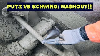 PUTZMEISTER vs SCHWING hopper washout [upl. by Grim]