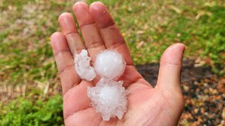 Hail storm in Brisbane Australia  1 November 2024 [upl. by Halsey182]