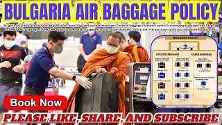 Bulgaria Air Baggage Policy  Everything you need to know about carryon luggage rules [upl. by Harragan]