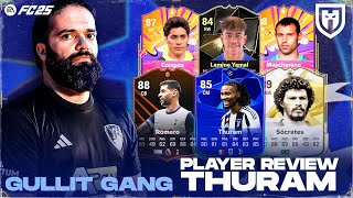 GULLIT GANG THURAM RTTK  SOCRATES 89 ROMERO MASCHERANO 88 YAMAL 84 CAMPOS 87  FC25 PLAYER REVIEW [upl. by Adnol]