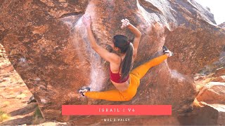 Moes Valley Bouldering  Israil  v6 [upl. by Riley354]