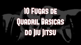 10 Fugas de Quadril Basicas do Jiu Jitsu [upl. by Schild]