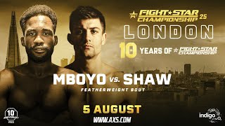 FightStar Championship 25  Randy Mboyo vs Harry Shaw [upl. by Hugibert]