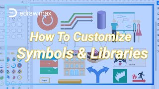 How to Import Symbols and Manage Symbols Library  EdrawMax Toturial [upl. by Ahsekahs]