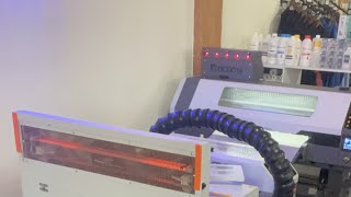 Printing live with the Ricoma 2402T [upl. by Bose]