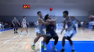 Jordan Sta Ana Called for Unsportsmanlike Foul against Jerie Pingoy  Rizal vs Marikina MPBL 2024 [upl. by Zerimar]